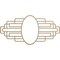 Ekena Millwork Elizabeth Wood Fretwork Pierced Ceiling Medallion, Birch, 34"W x 17"H x 9 3/8"IW x 16 1/8"IH x 3/8"T CMWP34X17X0375EBBI - alternate 1
